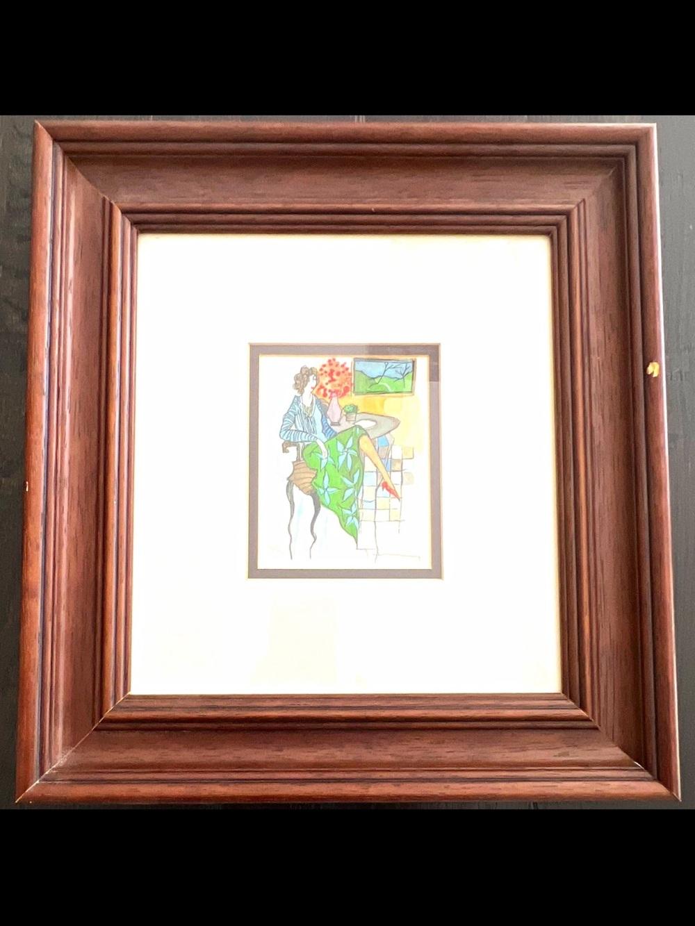 Spring Fever by Itzchak Tarkay framed #216 of 350 serigraph